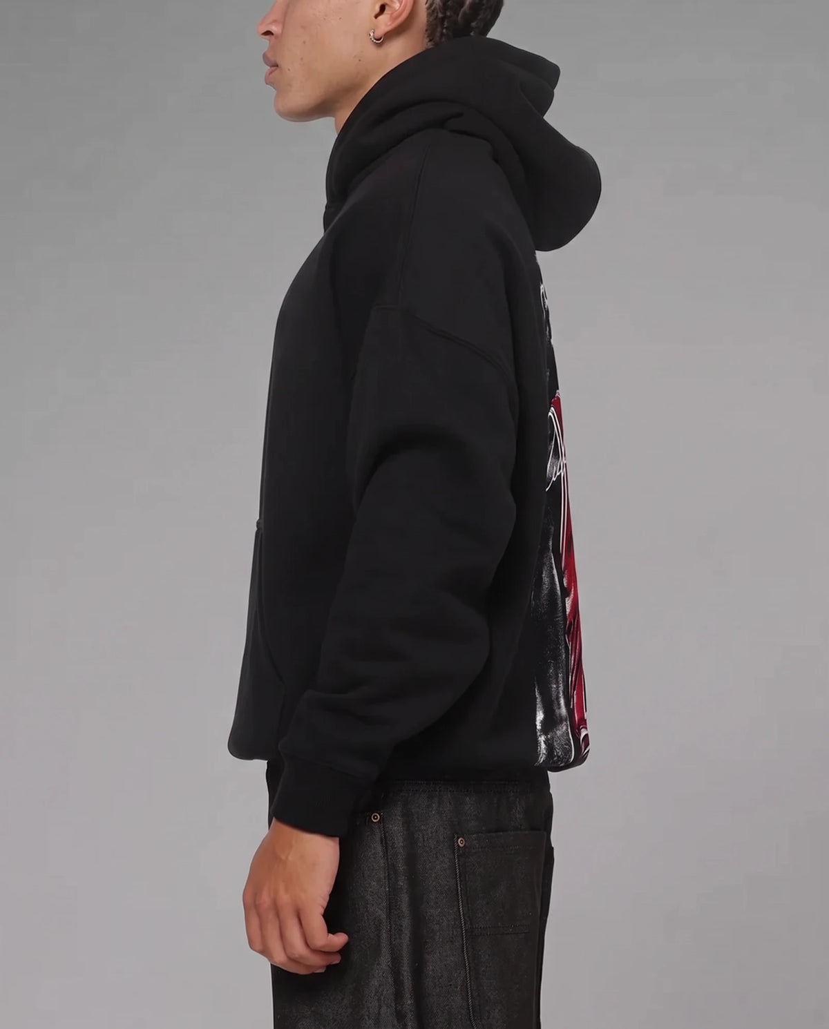 Jordan hoodie, side view