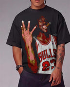 MJ 2 front print close-up