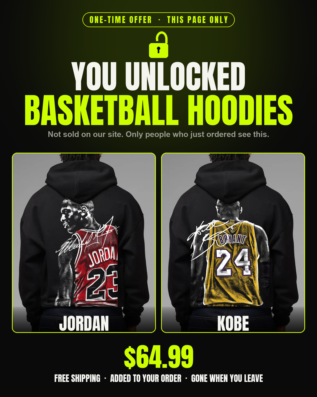 You unlocked basketball hoodies