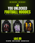 You unlocked football hoodies
