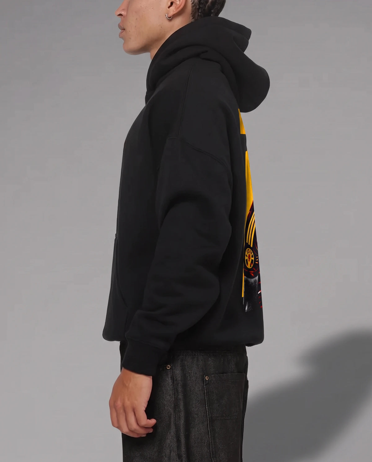Yamal hoodie, side view