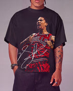 D ROSE front print close-up