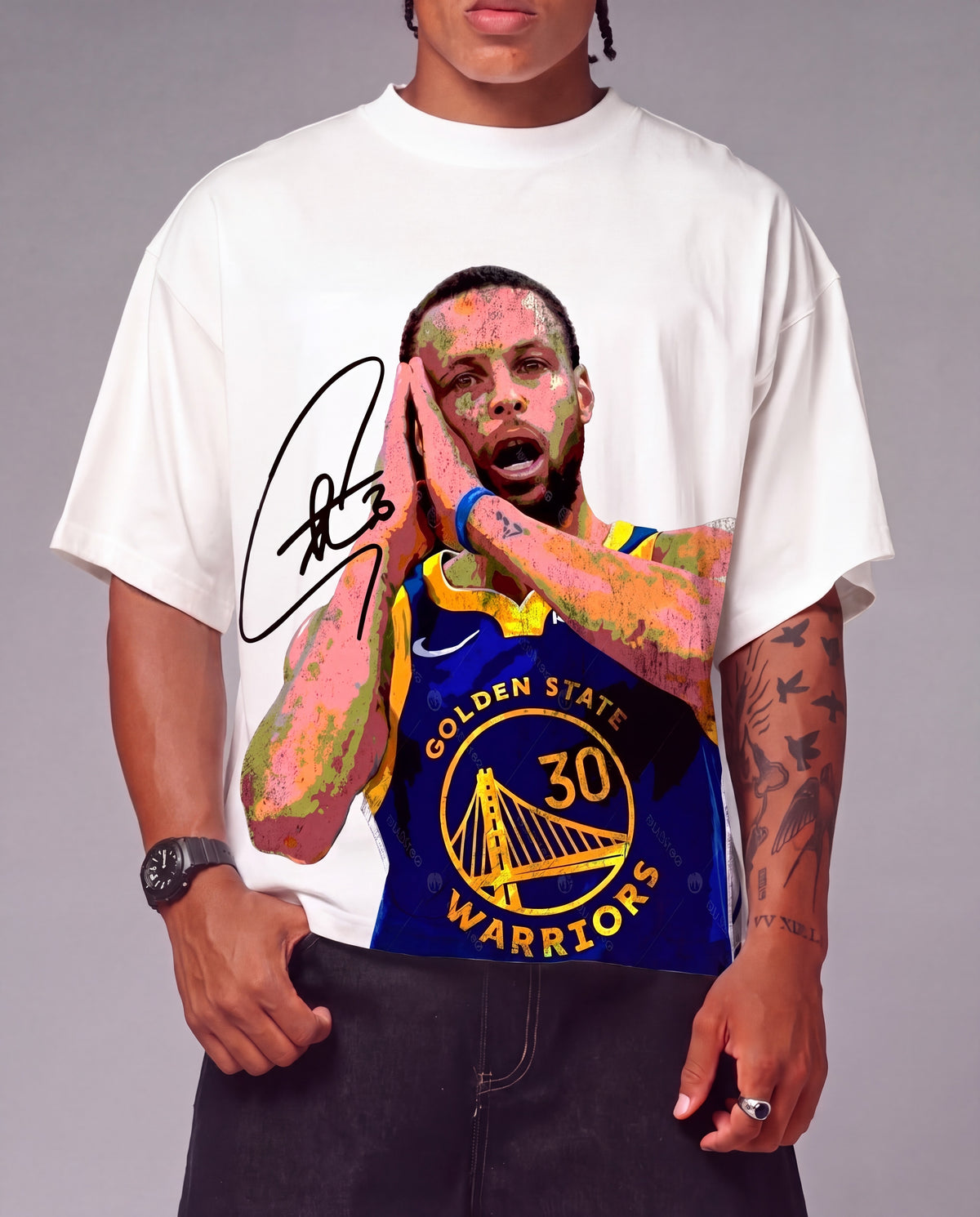 CURRY front print close-up