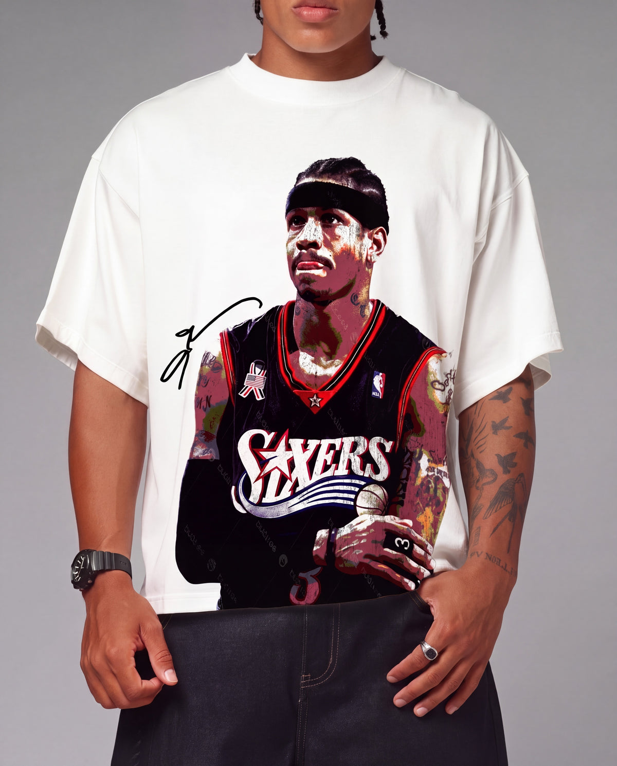 IVERSON front print close-up