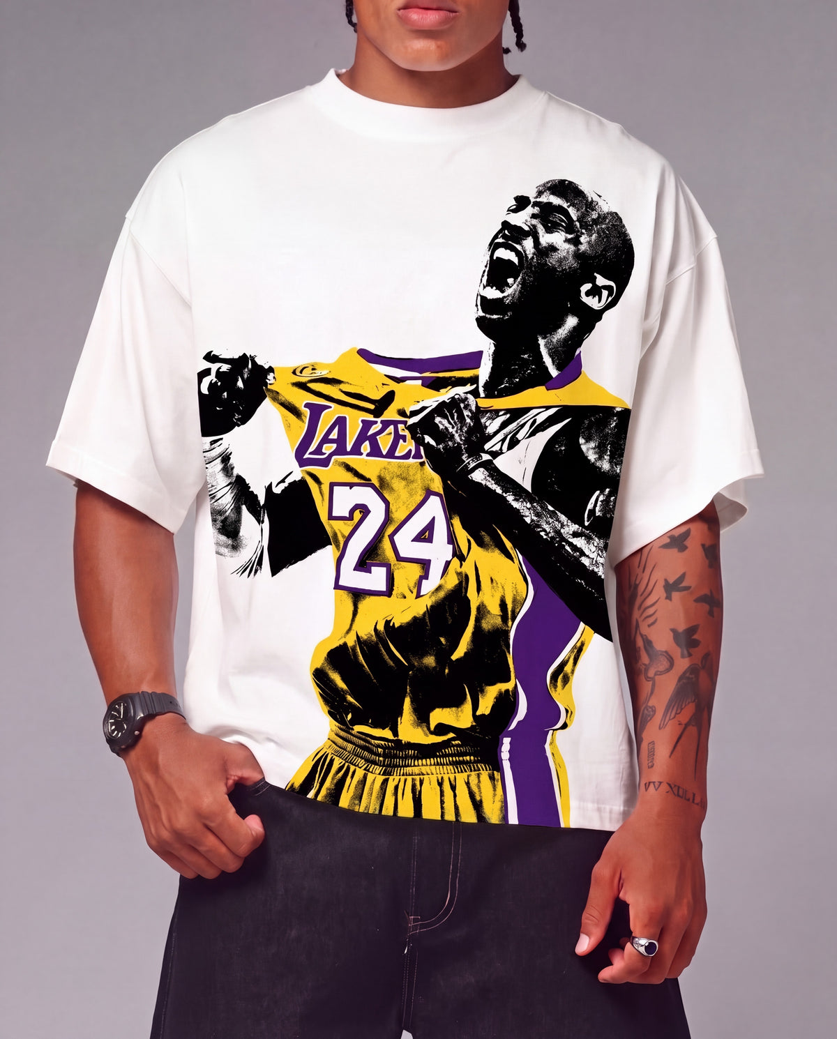 KOBE front print close-up